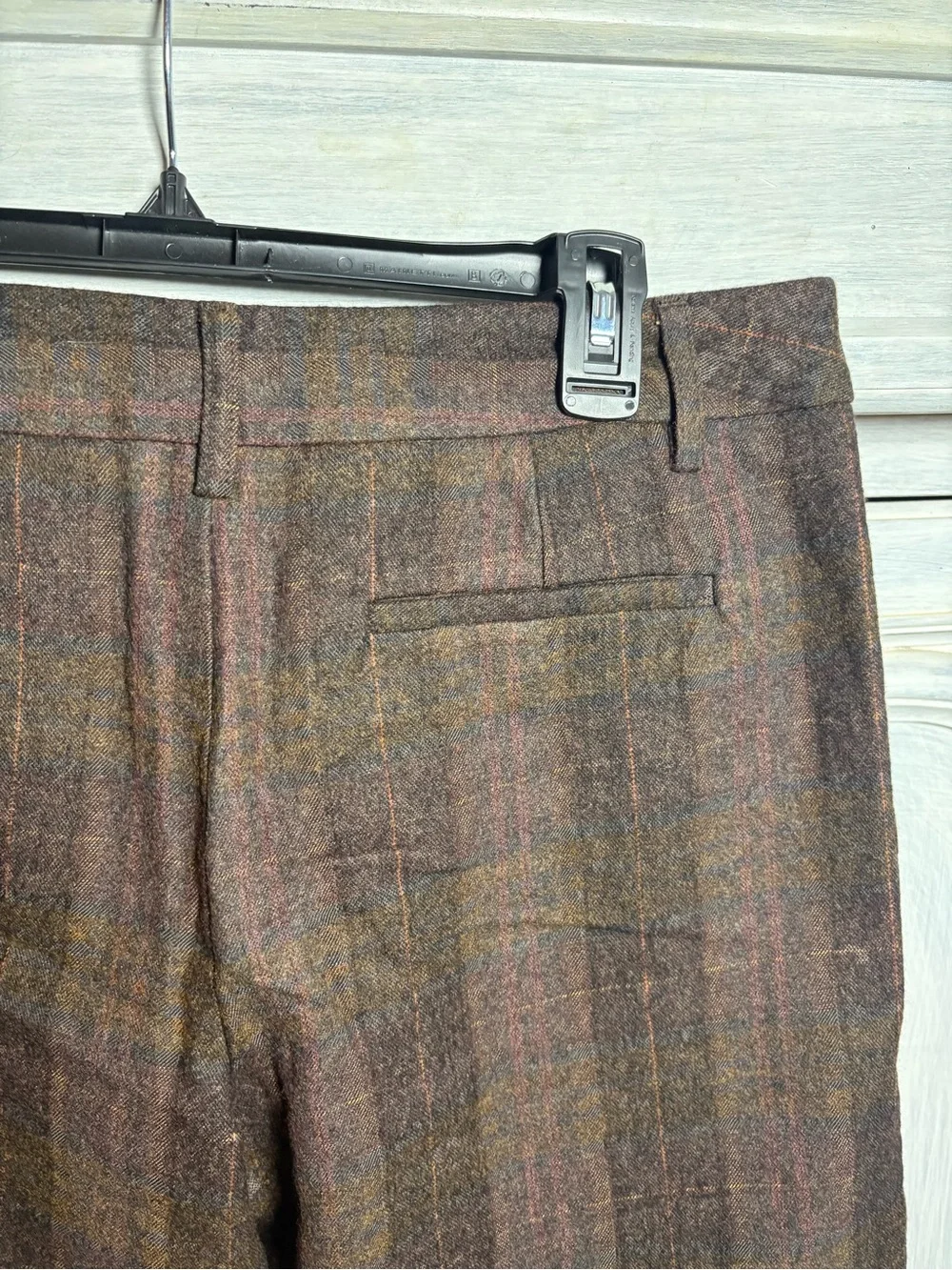 United‎ Colors Of Benetton Brown Plaid Pleated Shorts Menswear Academia Luxury